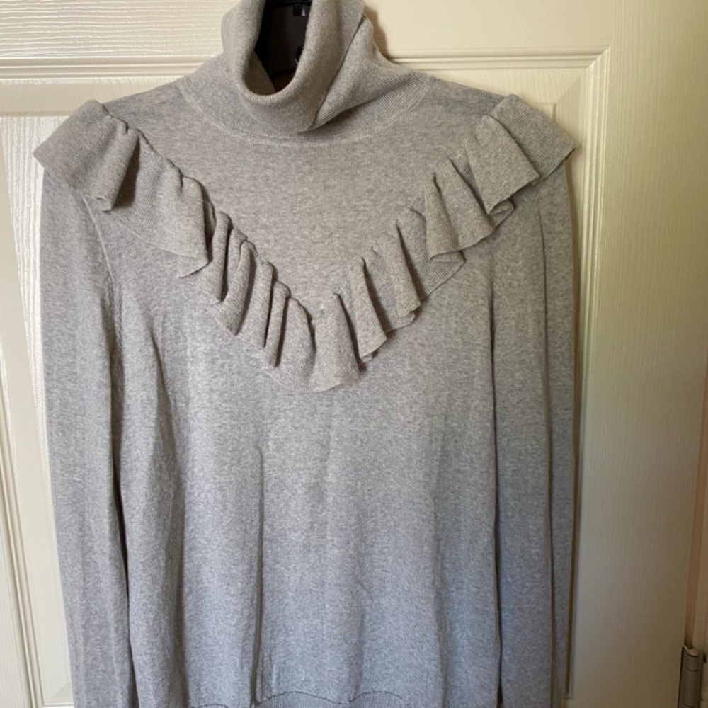 J. Crew Merino wool turtleneck sweater.  M.